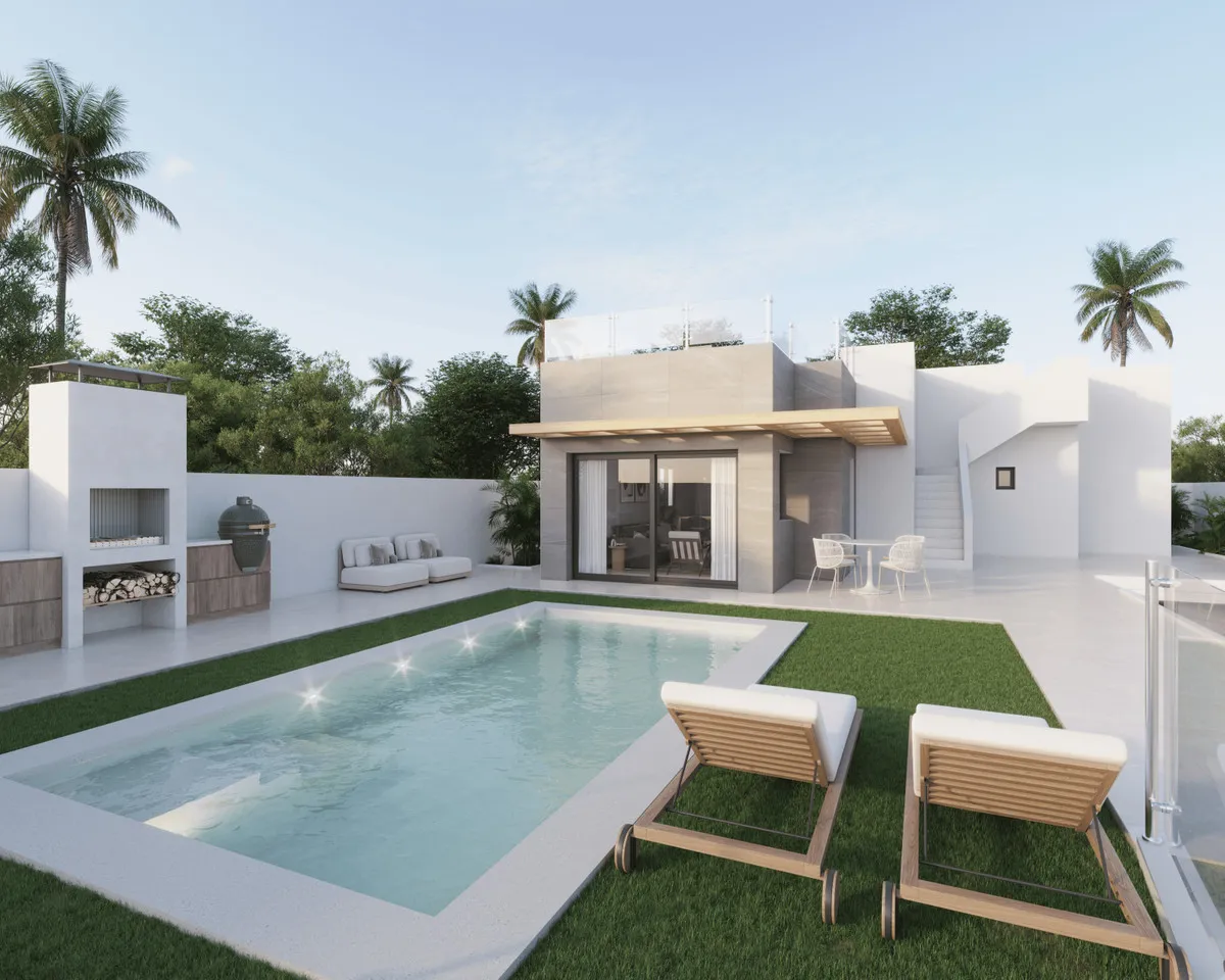 Nieuwbouwvilla met privézwembad en zeezicht in La Nucía, foto 1