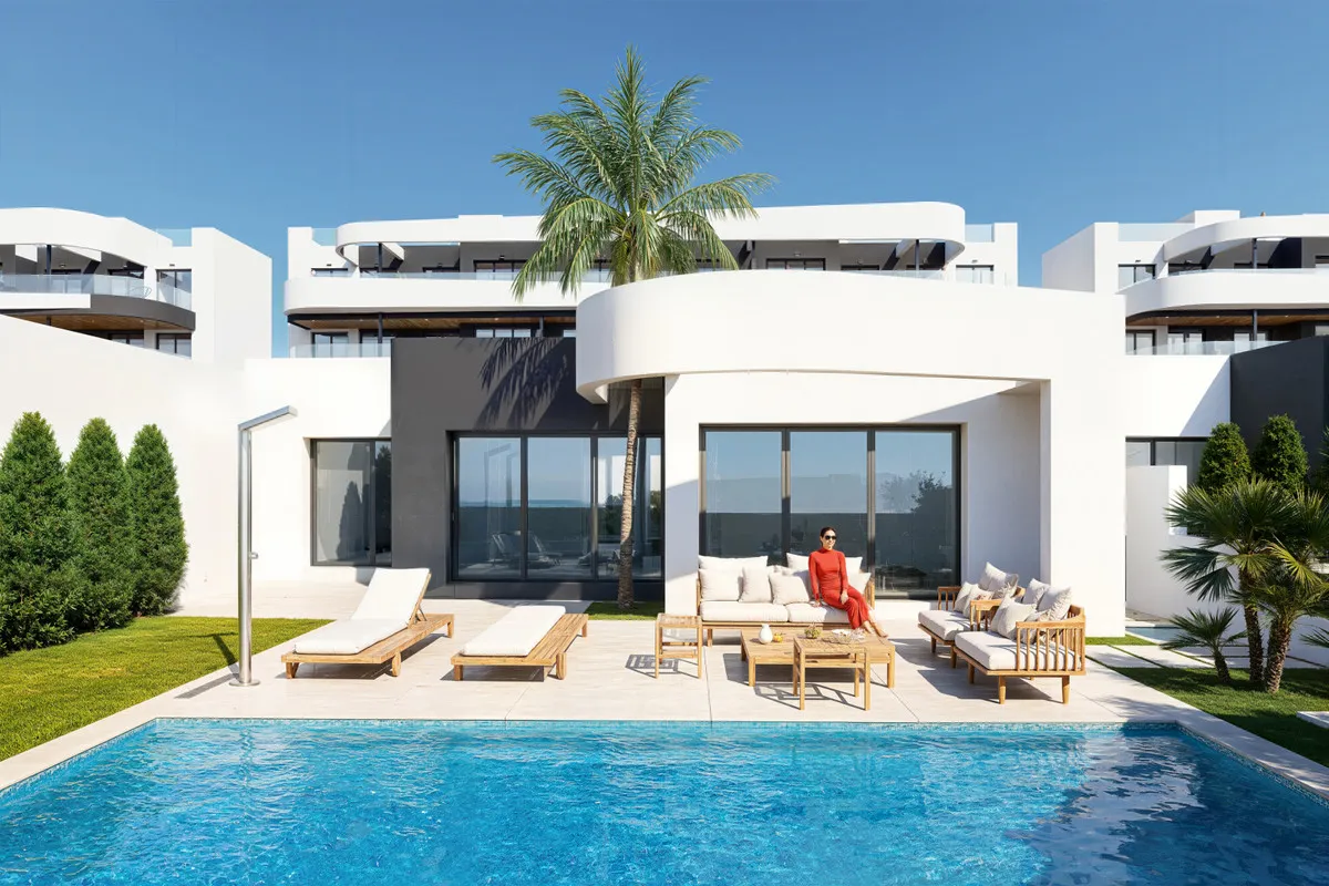 Nieuwbouwvilla's aan de golfbaan in Los Alcázares, foto 1