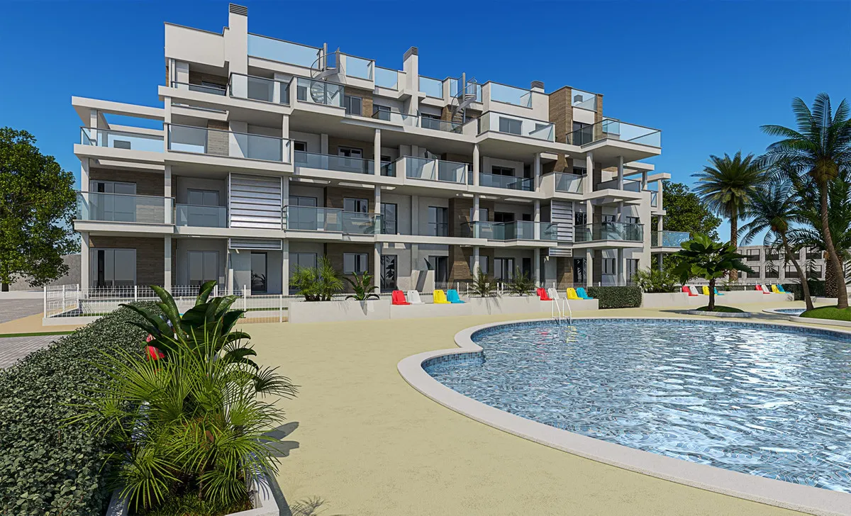 Nieuwbouwappartement met zeezicht en dakterras in Dénia, foto 1