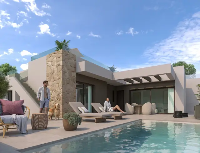 Nieuwbouwvilla's met privézwembad en tuin in Rojales, Rojales