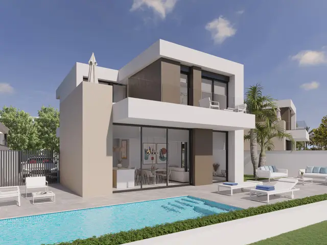 Nieuwbouwvilla met privézwembad aan de golfbaan in San Javier, Roda Golf, San Javier