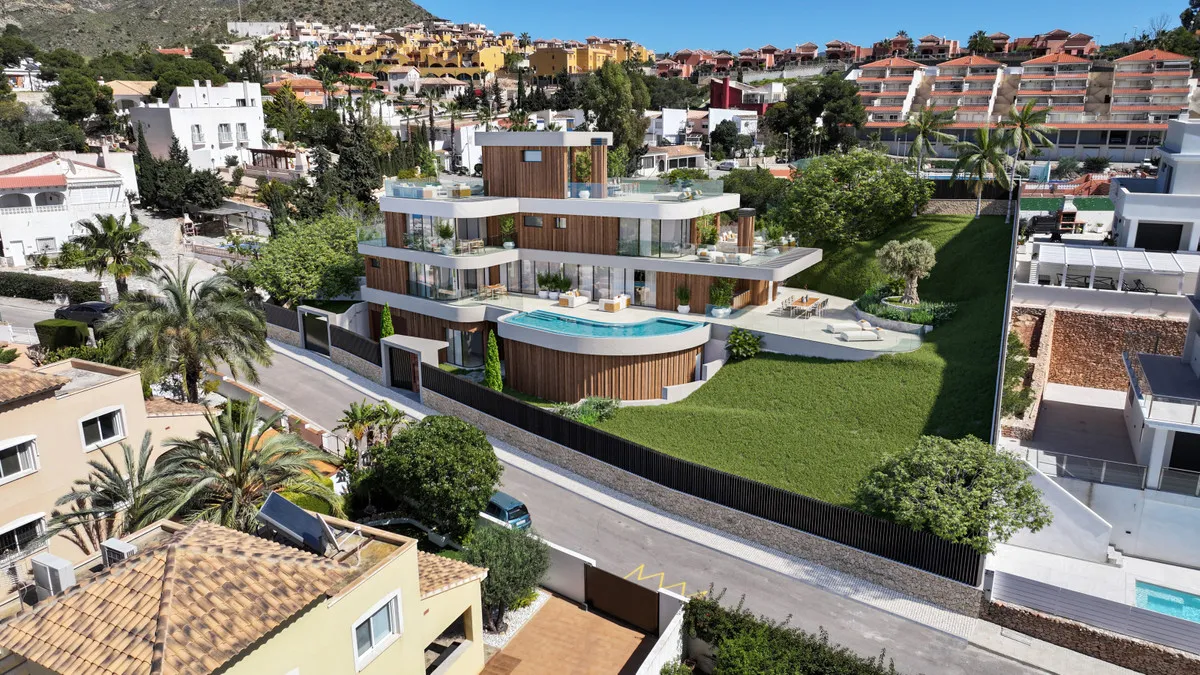 Nieuwbouwvilla met privézwembad en zeezicht in Isla Plana, Cartagena, foto 1