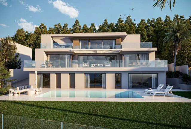 Nieuwbouwvilla met privézwembad en zeezicht in Altea Hills, Altea Hills, Altea