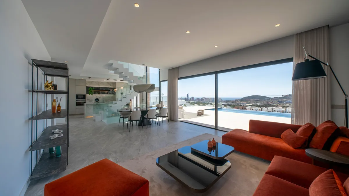 Nieuwbouwvilla met privézwembad en zeezicht in Finestrat, foto 3