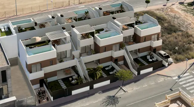 Nieuwbouwvilla met privézwembad en dakterras in San Javier, Santiago de la Ribera, San Javier