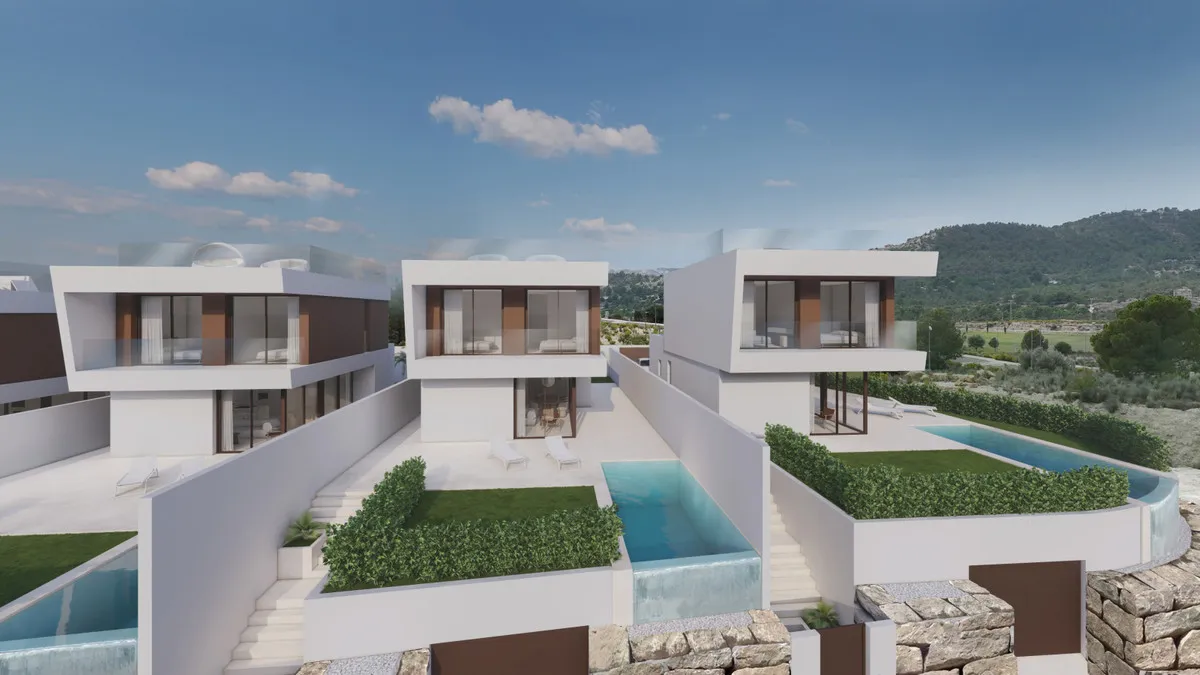 Nieuwbouwvilla's met privézwembad en zeezicht in Finestrat, foto 2