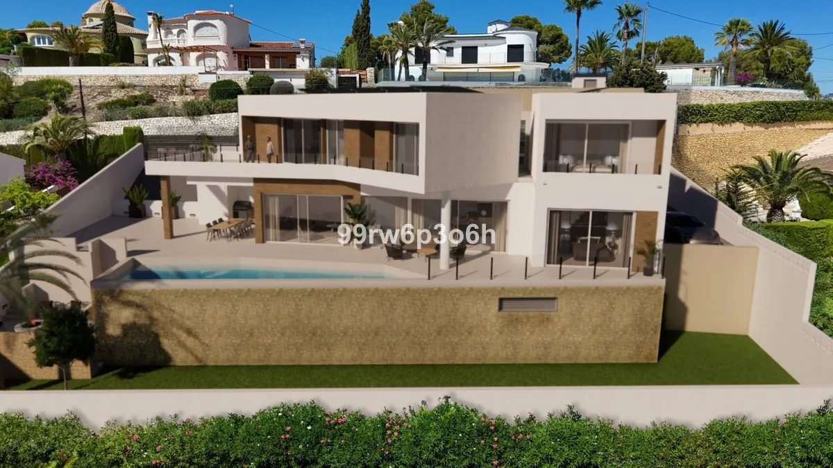 Nieuwbouwvilla met privézwembad en zeezicht in Calp, foto 2