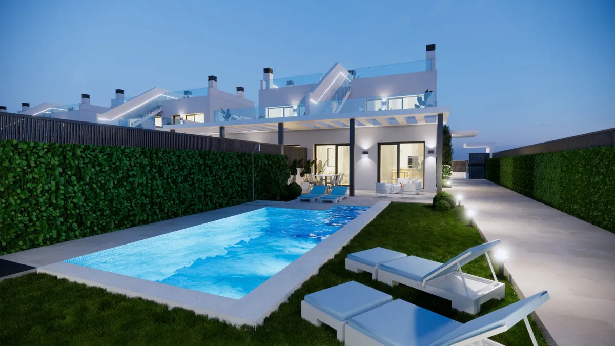 Nieuwbouwvilla met privézwembad en zeezicht in Los Alcázares, foto 2