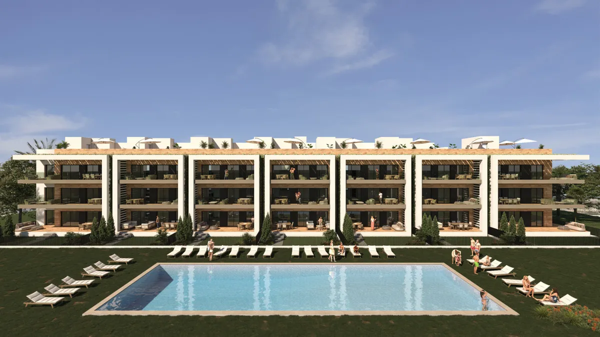 Nieuwbouwappartementen aan de golfbaan in Los Alcázares, foto 1