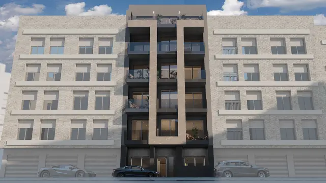 Nieuwbouwappartement met zeezicht in Torrevieja, Playa de los Locos, Torrevieja