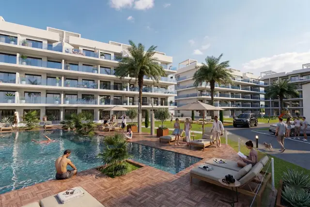 Nieuwbouwappartementen met zwembaden in Guardamar del Segura, El Raso, Guardamar del Segura