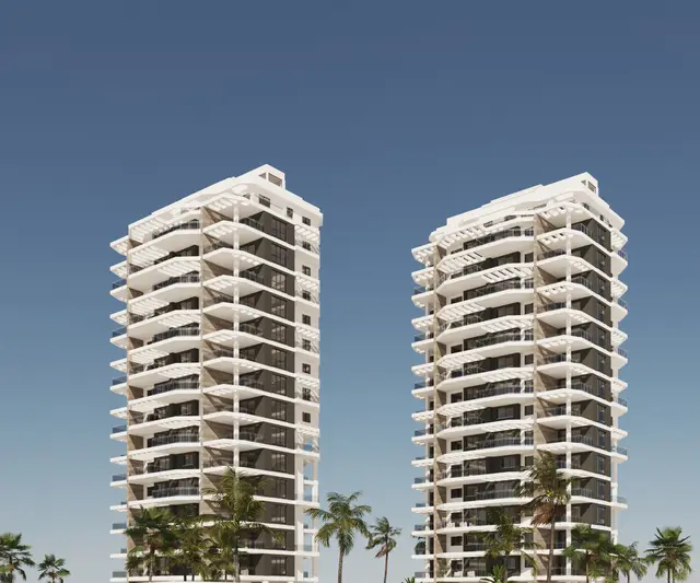 Nieuwbouwappartementen met zeezicht en zwembad in Calp, Calp