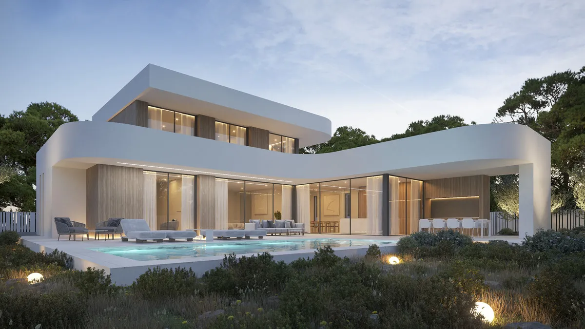 Nieuwbouwvilla met privézwembad en tuin in Moraira, Teulada, foto 1
