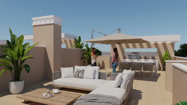 Nieuwbouwvilla's met 3 slaapkamers in Pilar de la Horadada, Pilar de la Horadada