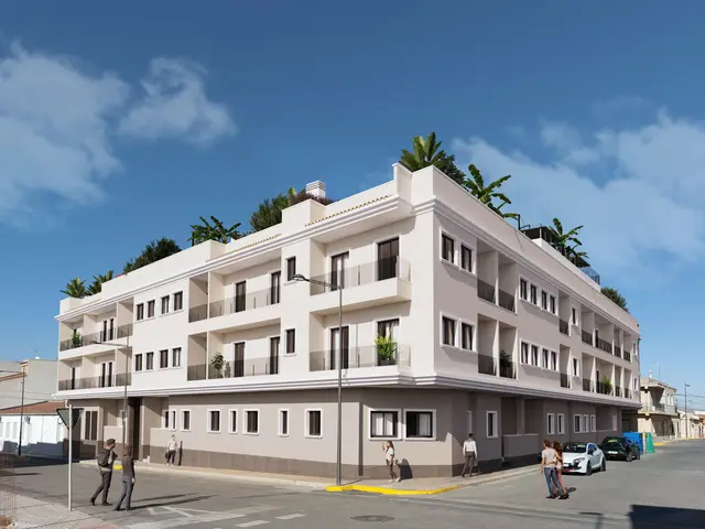 Nieuwbouwappartementen met gemeenschappelijk zwembad in Algorfa, Algorfa