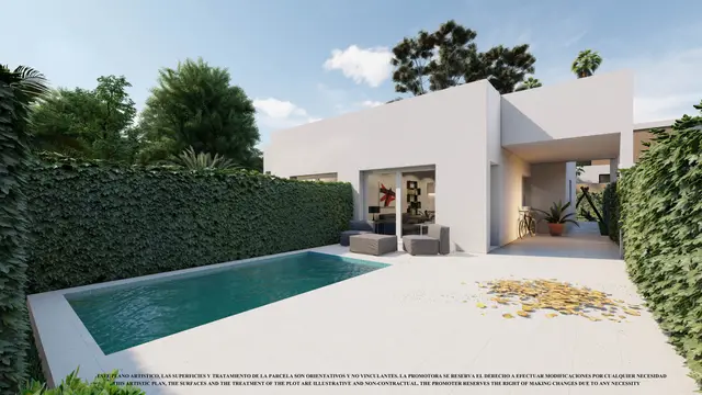Nieuwbouwvilla's met privézwembad in Los Alcázares, Torre del Rame, Los Alcázares