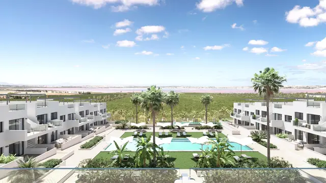 Nieuwbouwappartementen met gemeenschappelijk zwembad in Torrevieja, Torrevieja