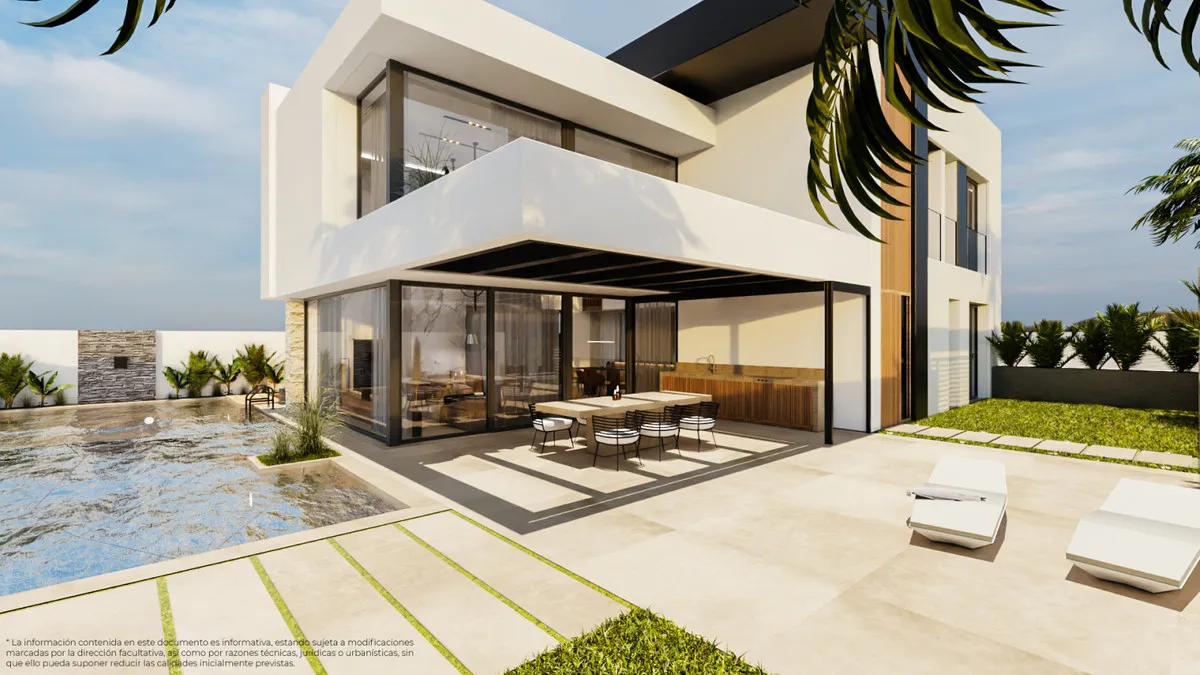 Nieuwbouwvilla met privézwembad en zeezicht in La Zenia, Orihuela, foto 1
