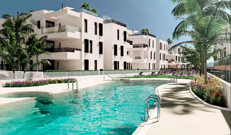 Nieuwbouwappartementen met zwembad in San Juan de los Terreros, foto 1