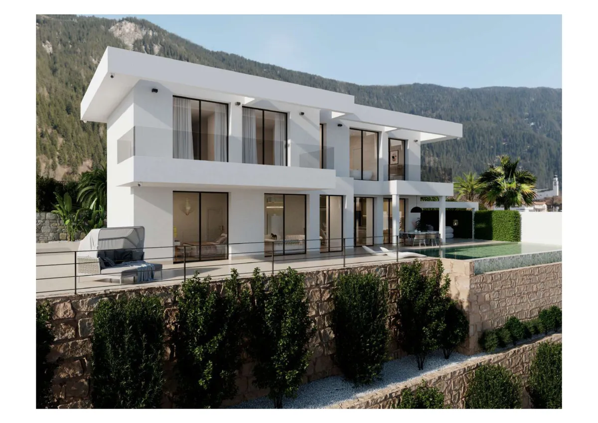 Nieuwbouwvilla met privézwembad en zeezicht in Finestrat, foto 1