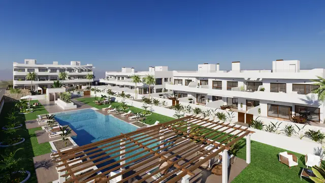 Nieuwbouwappartementen met zwembad en terras in Los Alcázares, Los Alcázares