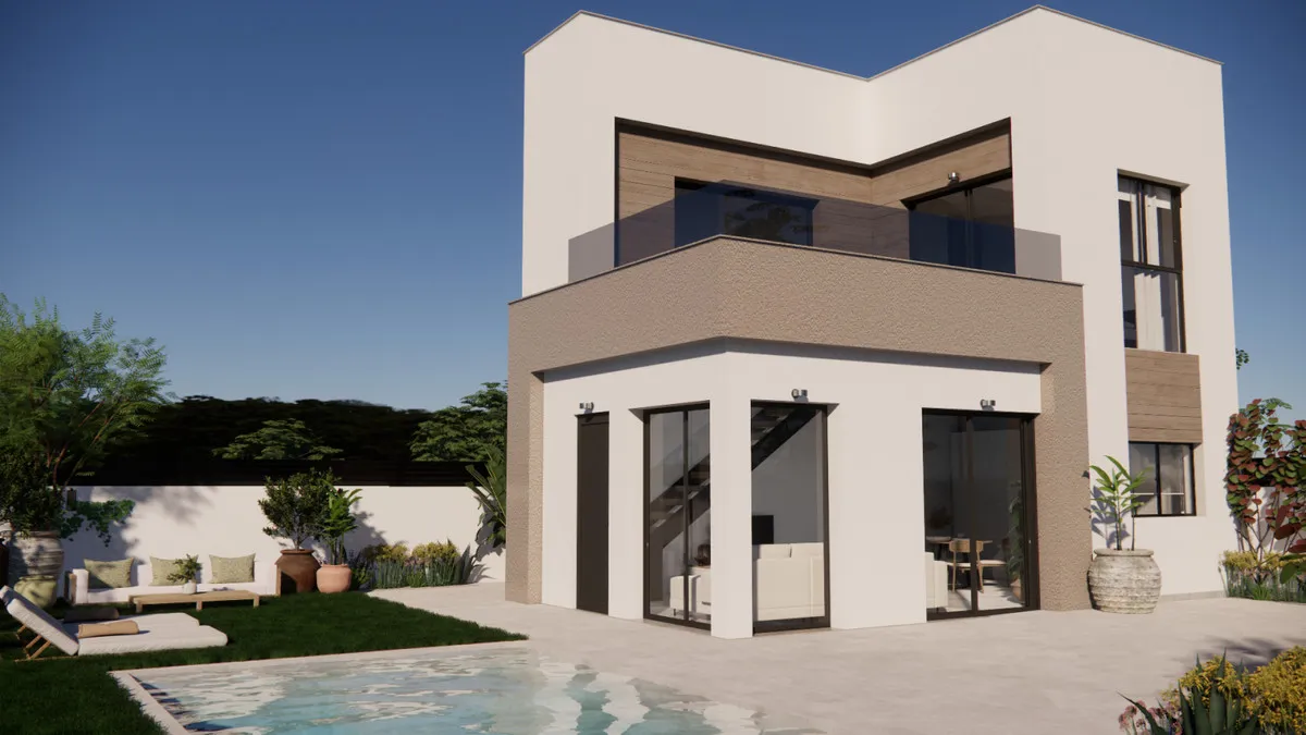 Nieuwbouwvilla's met privézwembad aan de golfbaan in Orihuela, foto 1