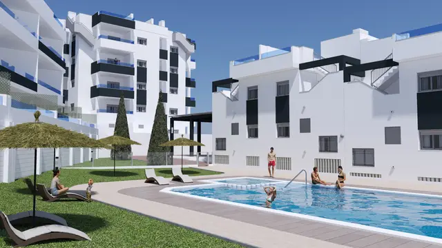 Nieuwbouwappartementen met dakterras en zwembad in Orihuela, Orihuela