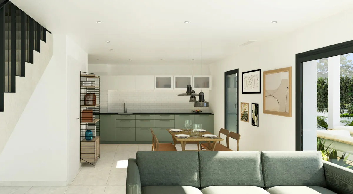 Nieuwbouw rijwoningen met privétuin in Gran Alacant, Santa Pola, foto 2