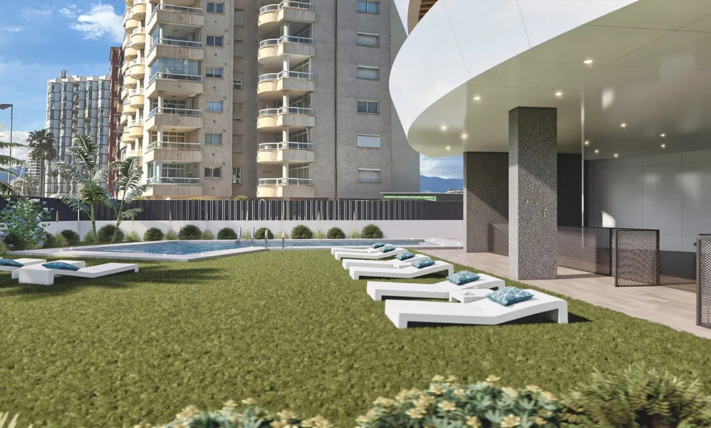 Nieuwbouwappartement met zeezicht en zwembad in Calp, foto 2