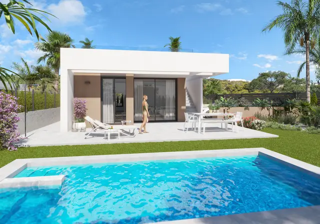 Nieuwbouwvilla's met privézwembad in Vera Playa, Vera Playa, Vera