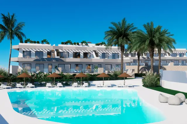 Nieuwbouwvilla met zeezicht en jacuzzi in Finestrat, Finestrat