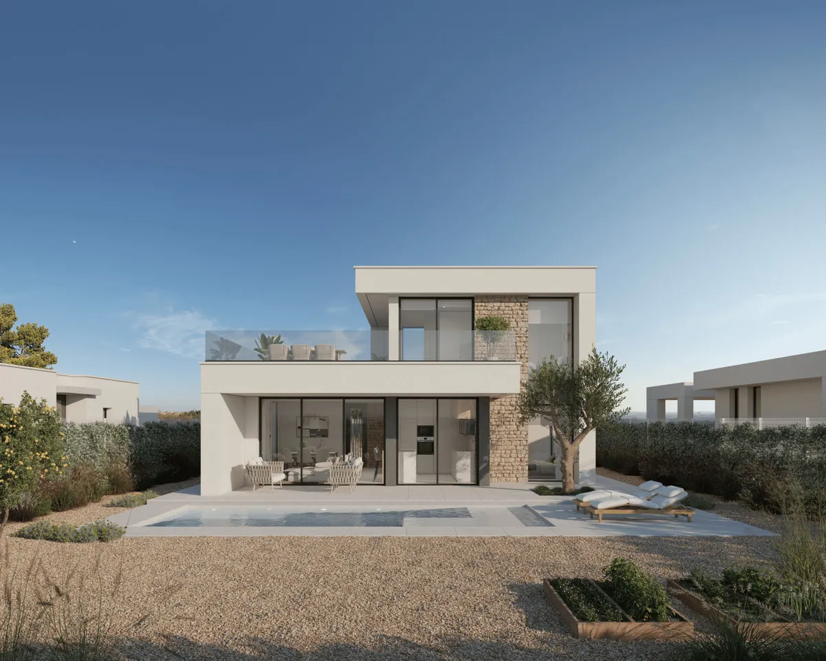 Nieuwbouwvilla's met privézwembad aan de golfbaan in Fuente Álamo, foto 1