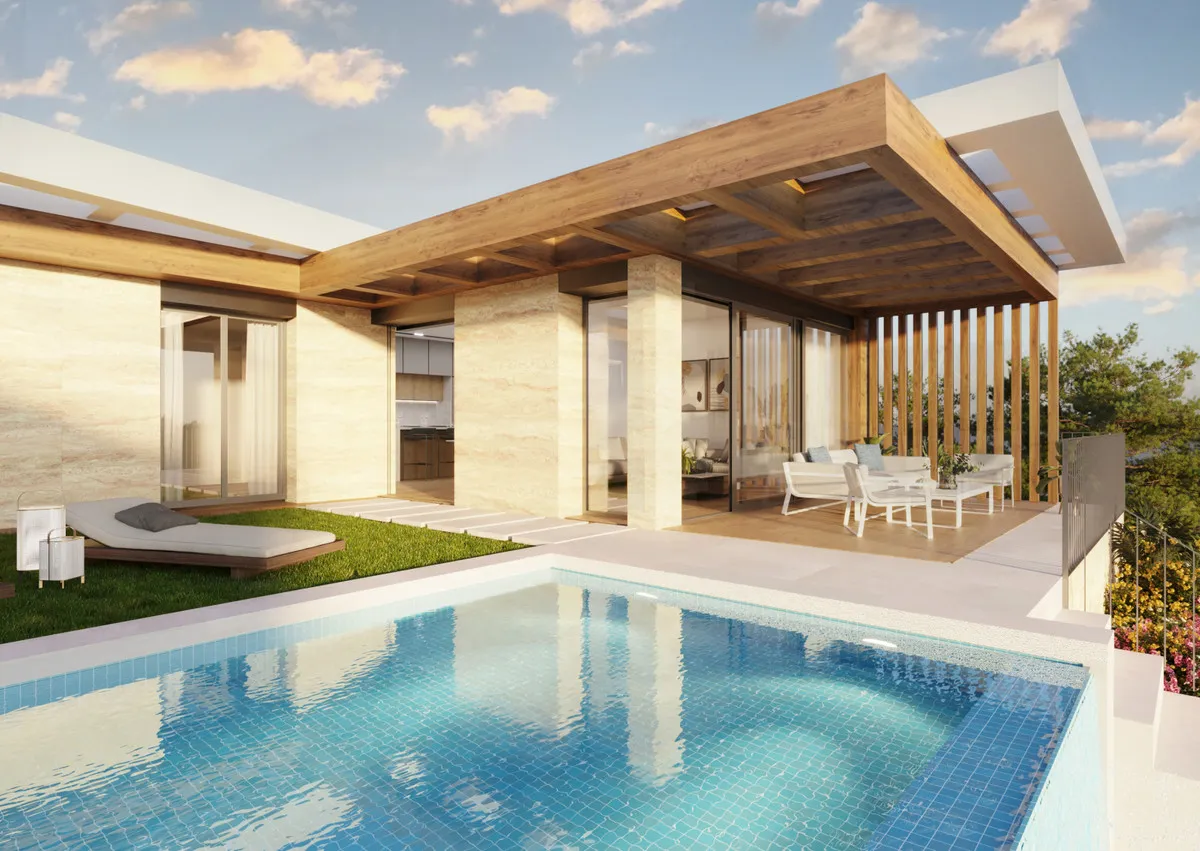 Nieuwbouwvilla's met privézwembad en zeezicht in Polop, foto 2