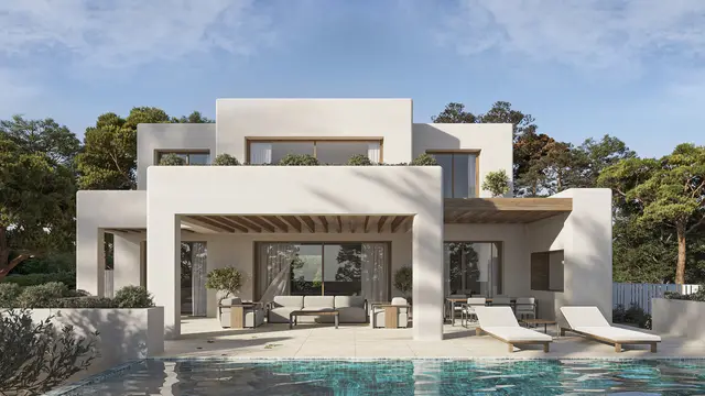 Nieuwbouwvilla met privézwembad en zeezicht in Calp, Calp