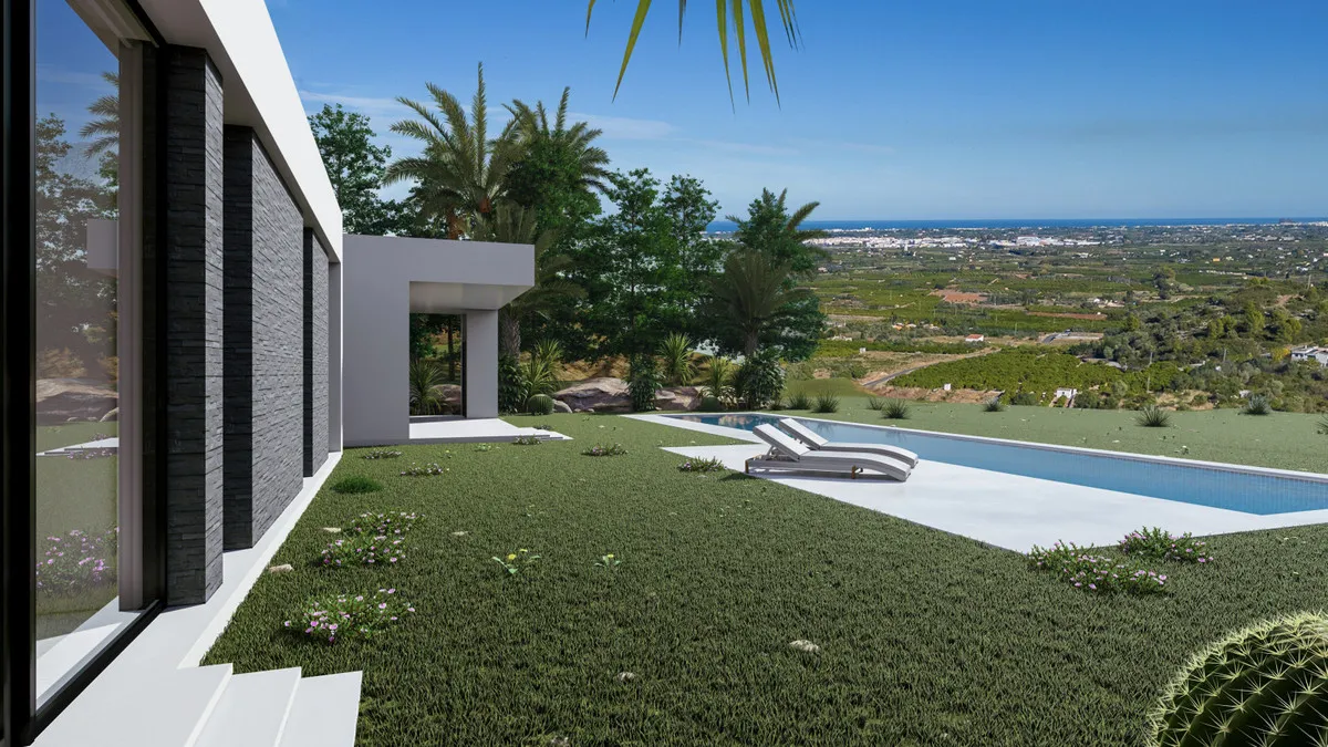 Nieuwbouwvilla met privézwembad en zeezicht in Pedreguer, foto 3