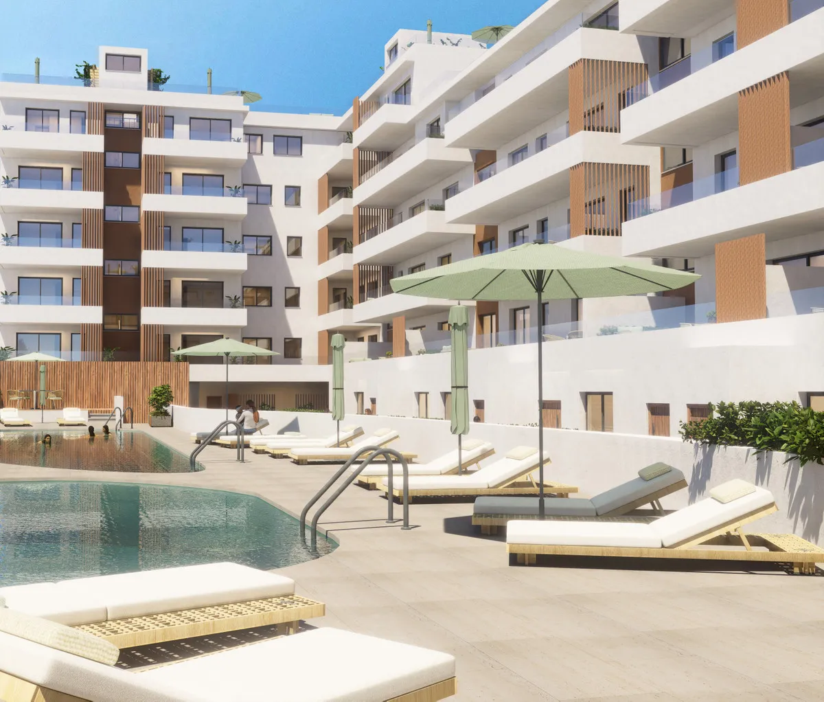 Nieuwbouwappartementen met gemeenschappelijk zwembad in Roquetas de Mar, foto 2