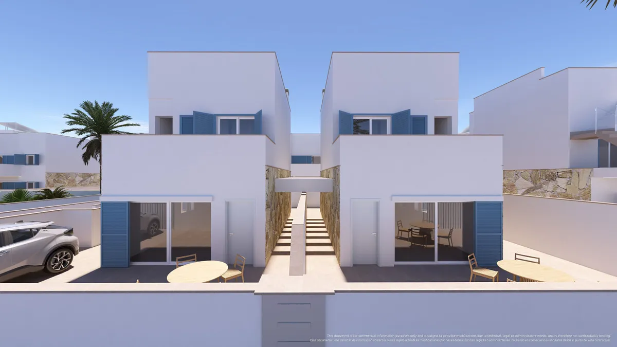 Nieuwbouw rijwoning met zeezicht in Torre de la Horadada, foto 1