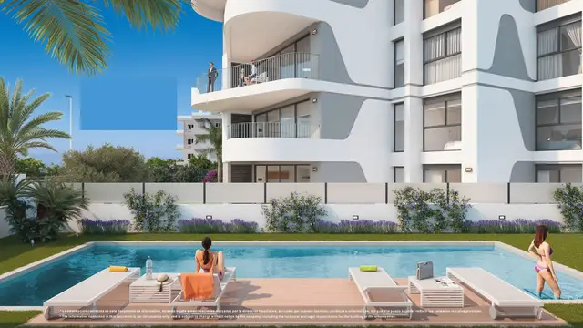 Nieuwbouwappartement met dakterras en jacuzzi in Guardamar del Segura, Guardamar del Segura