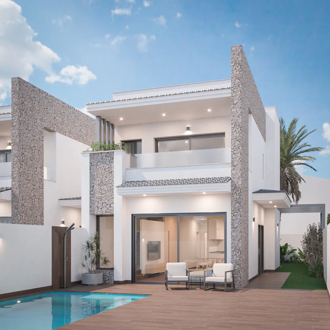 Nieuwbouwvilla met privézwembad in San Pedro del Pinatar, foto 1