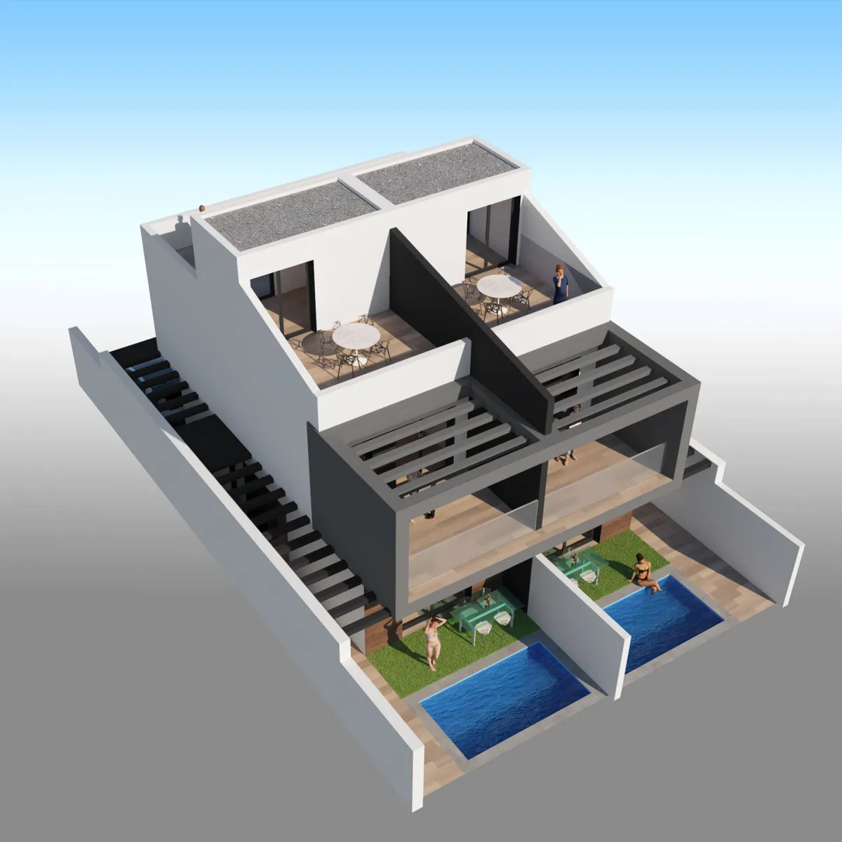 Nieuwbouwvilla met privézwembad in Santiago de la Ribera, foto 2