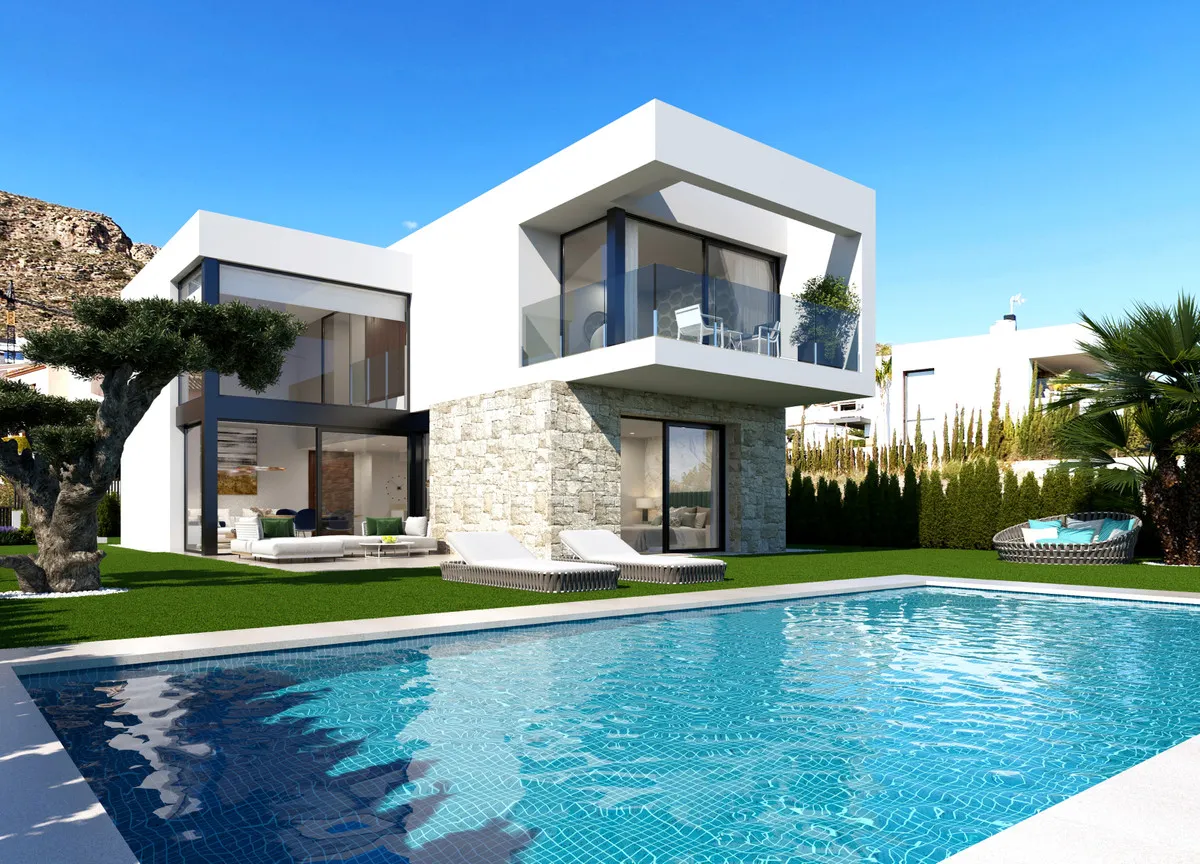Nieuwbouwvilla met privézwembad en tuin in Finestrat, foto 1