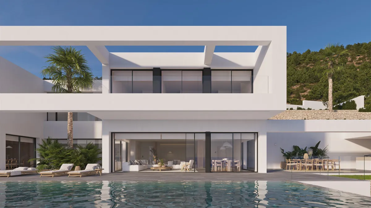 Nieuwbouwvilla met privézwembad en zeezicht in Calp, foto 2