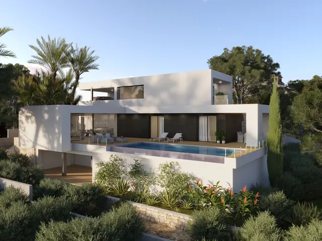 Nieuwbouwvilla met privézwembad en zeezicht in Benitachell, Cumbre del Sol, el Poble Nou de Benitatxell/Benitachell