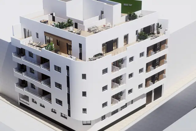Nieuwbouwappartementen met dakterras en lift in Torrevieja, Torrevieja