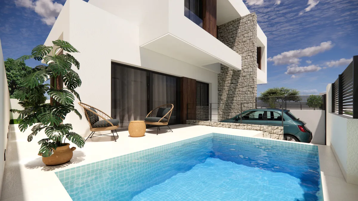 Nieuwbouwvilla's met privézwembad en garage in Dolores, foto 1