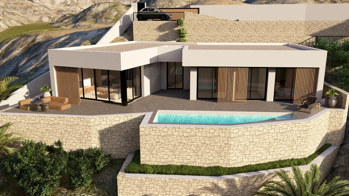 Nieuwbouwvilla met privézwembad op 1.000 m² perceel in Pedreguer, foto 1