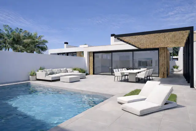Nieuwbouwvilla's met privézwembad in Los Alcázares, Los Alcázares