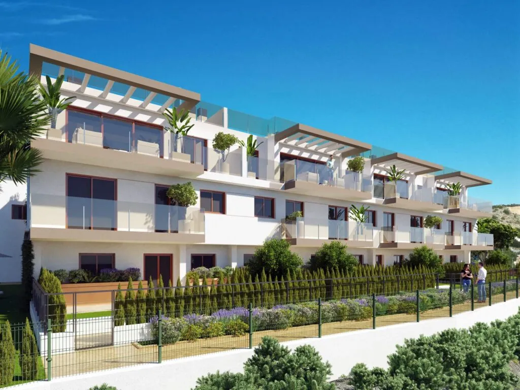 Nieuwbouwvilla's met zeezicht en dakterras in La Nucía, foto 1