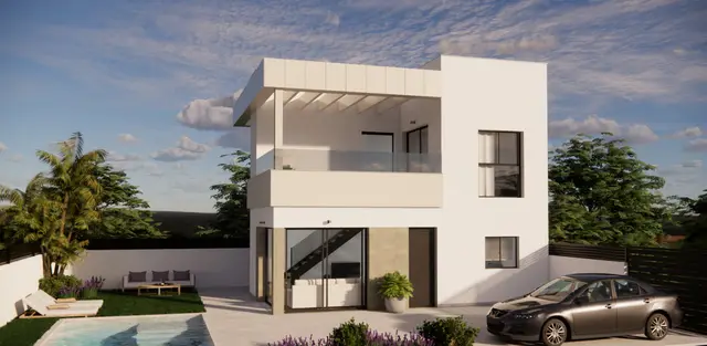 Nieuwbouwvilla met privézwembad in Orihuela, Costa Blanca Zuid, Vistabella Golf / Entre Naranjos, Orihuela