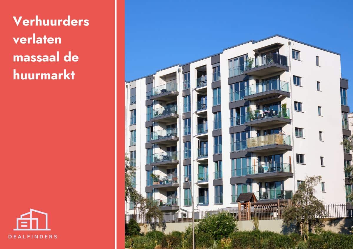 Verhuurders verlaten massaal de huurmarkt